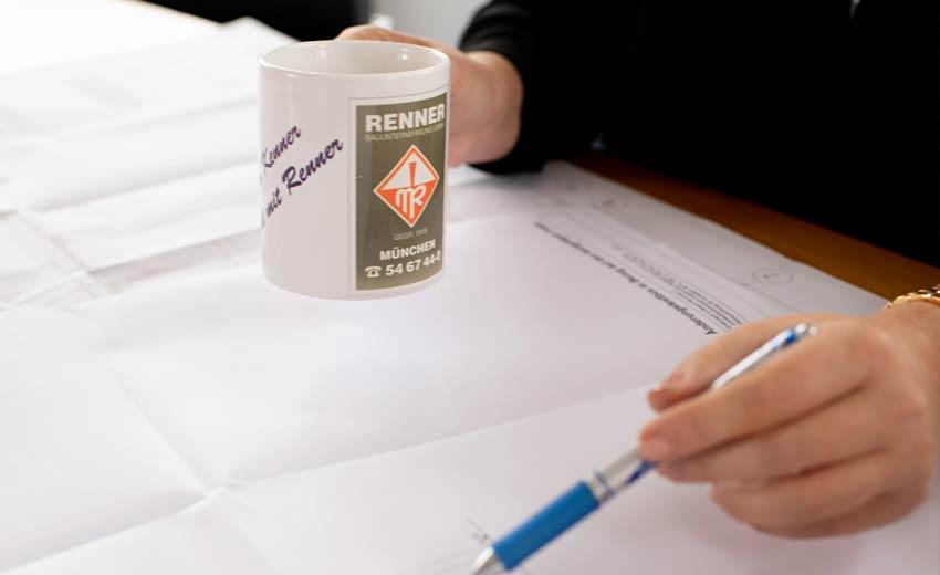 Michael Renner Bauunternehmung Tasse